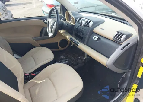 2008 Smart Fortwo Passion/Pure z USA, uszkodzony, nr VIN WMEEJ31X38K121896